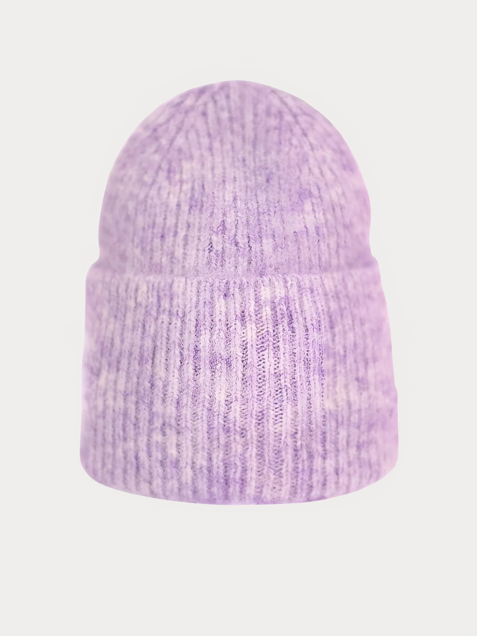 Warm women's hat in soft knit fabric for winter.