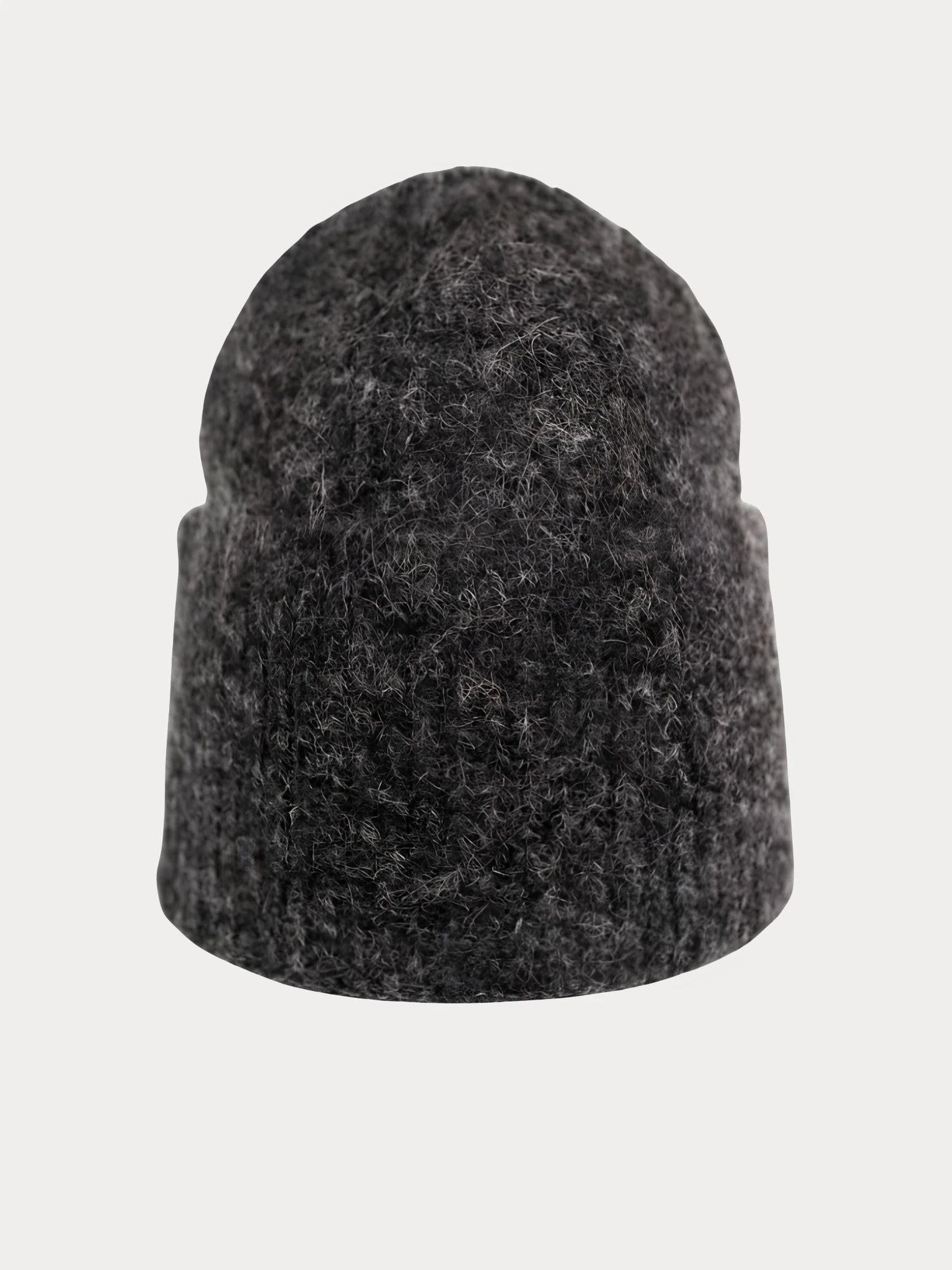 Warm women's hat in soft knit fabric for winter.