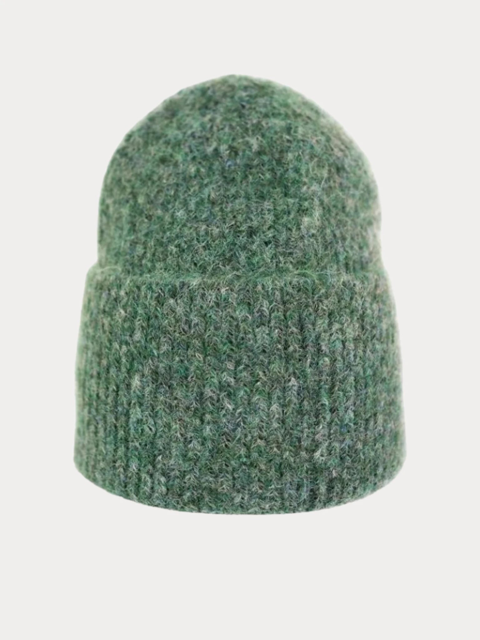 Warm women's hat in soft knit fabric for winter.