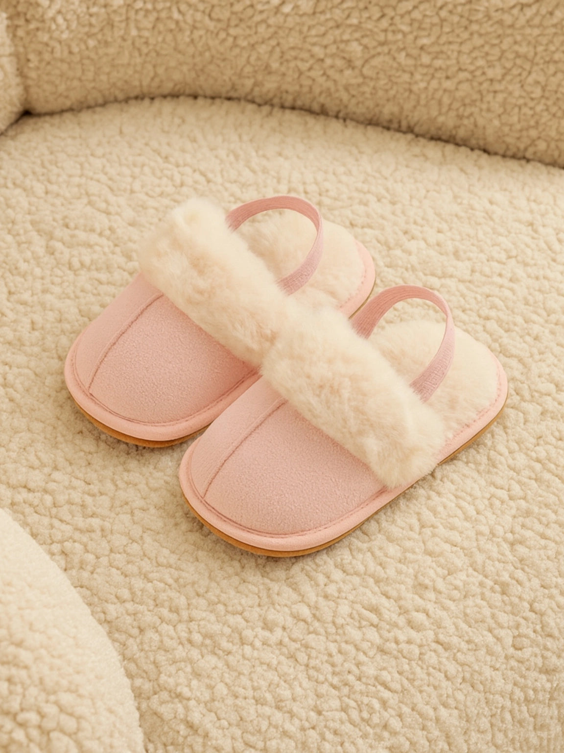 Fuzzy baby booties – Warm & soft
