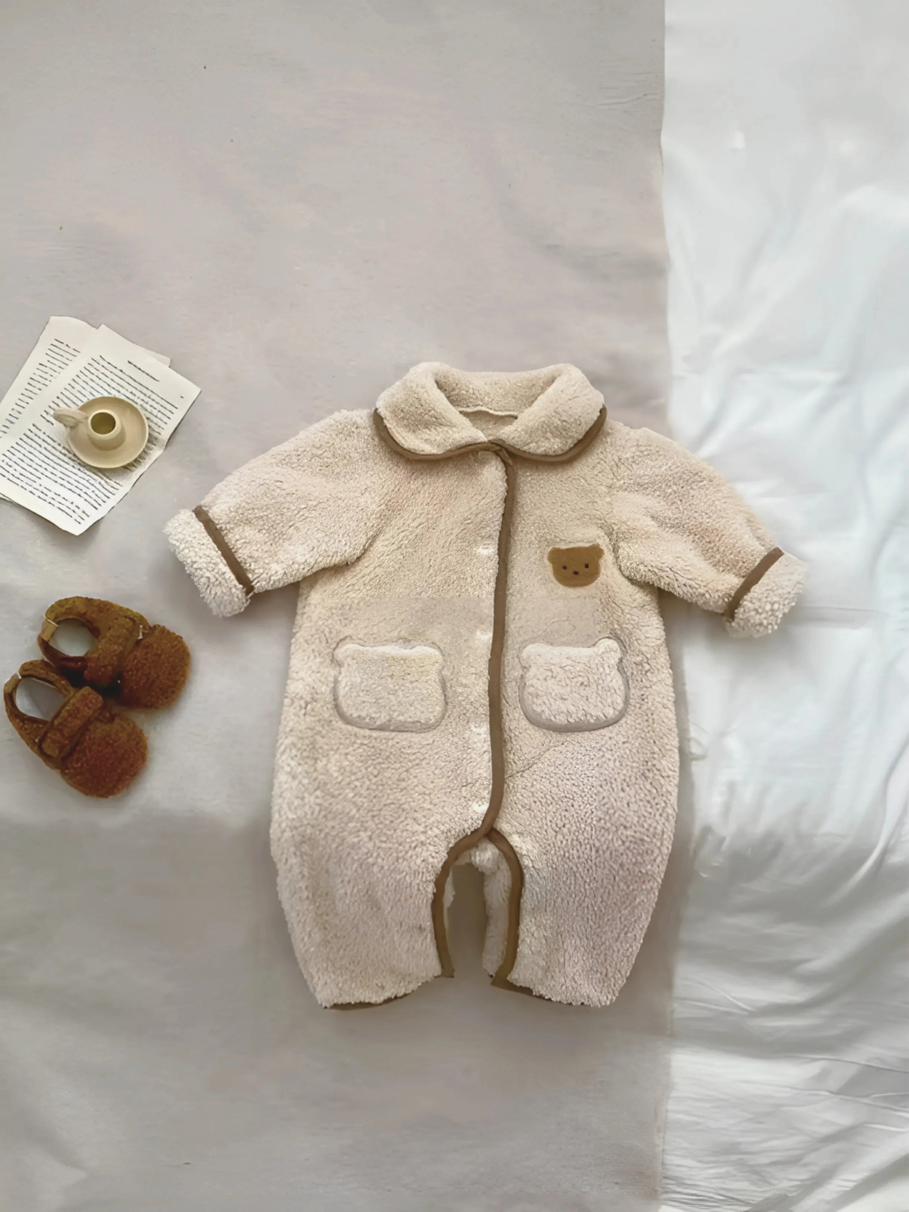 Malo - Sa barboteuse douillette ourson
