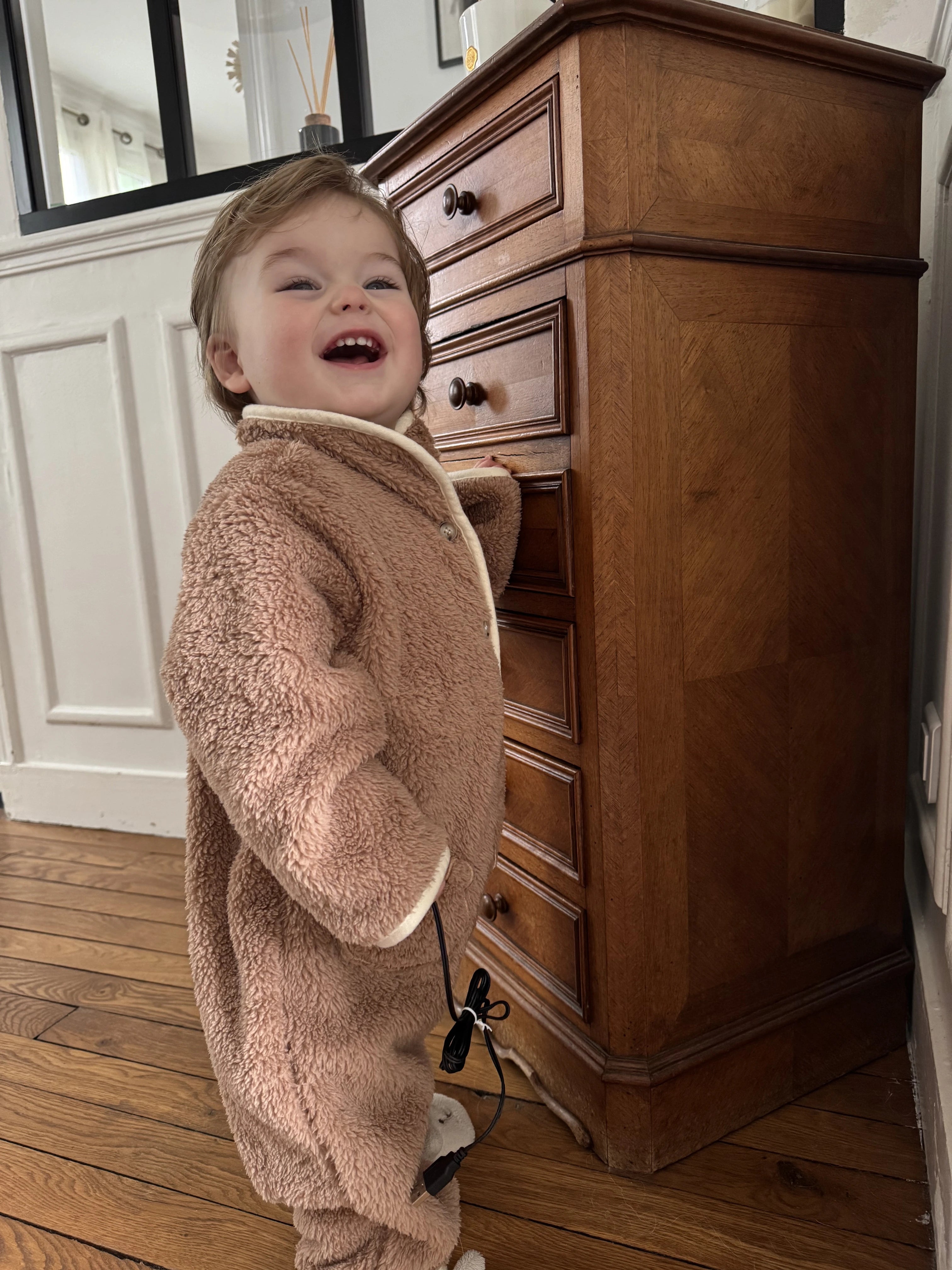 Malo - Sa barboteuse douillette ourson
