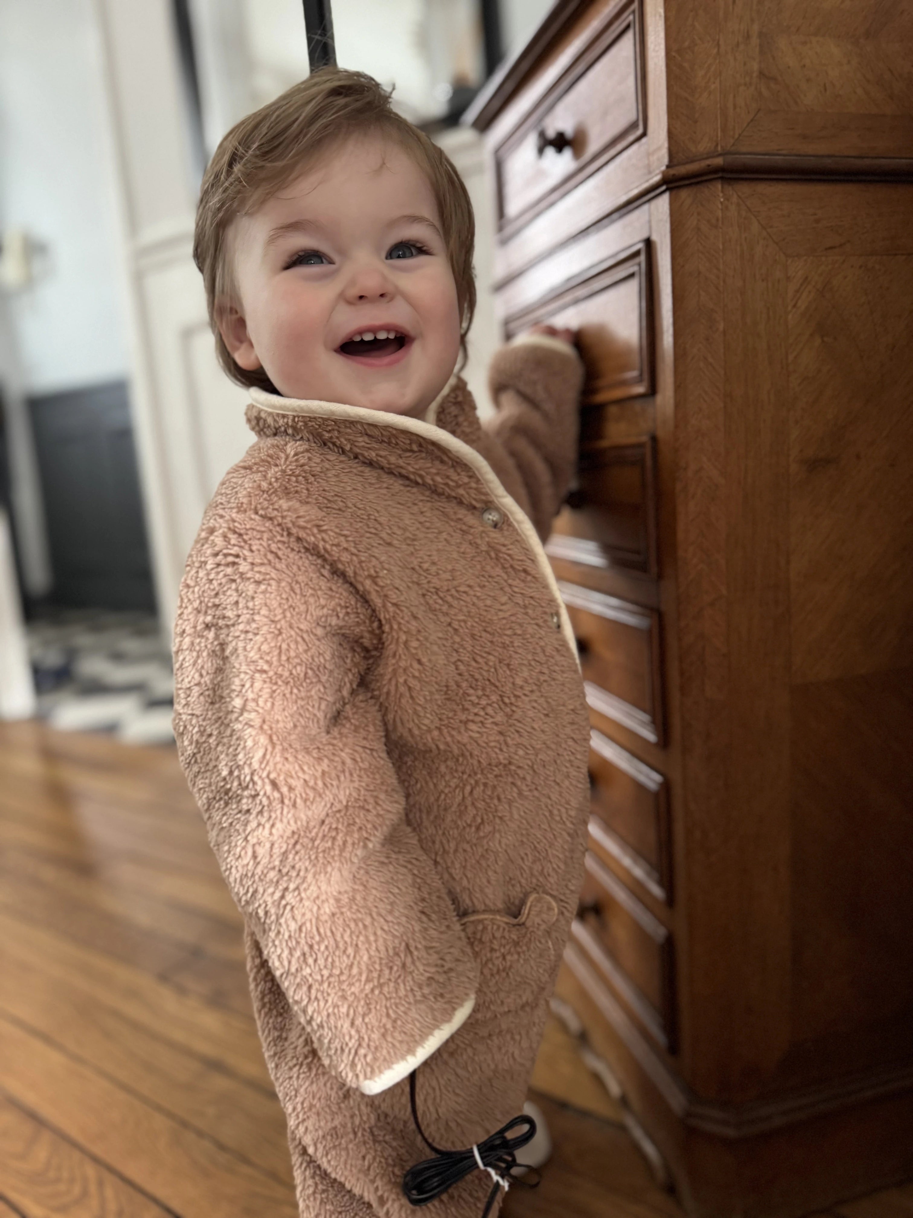 Malo - Sa barboteuse douillette ourson