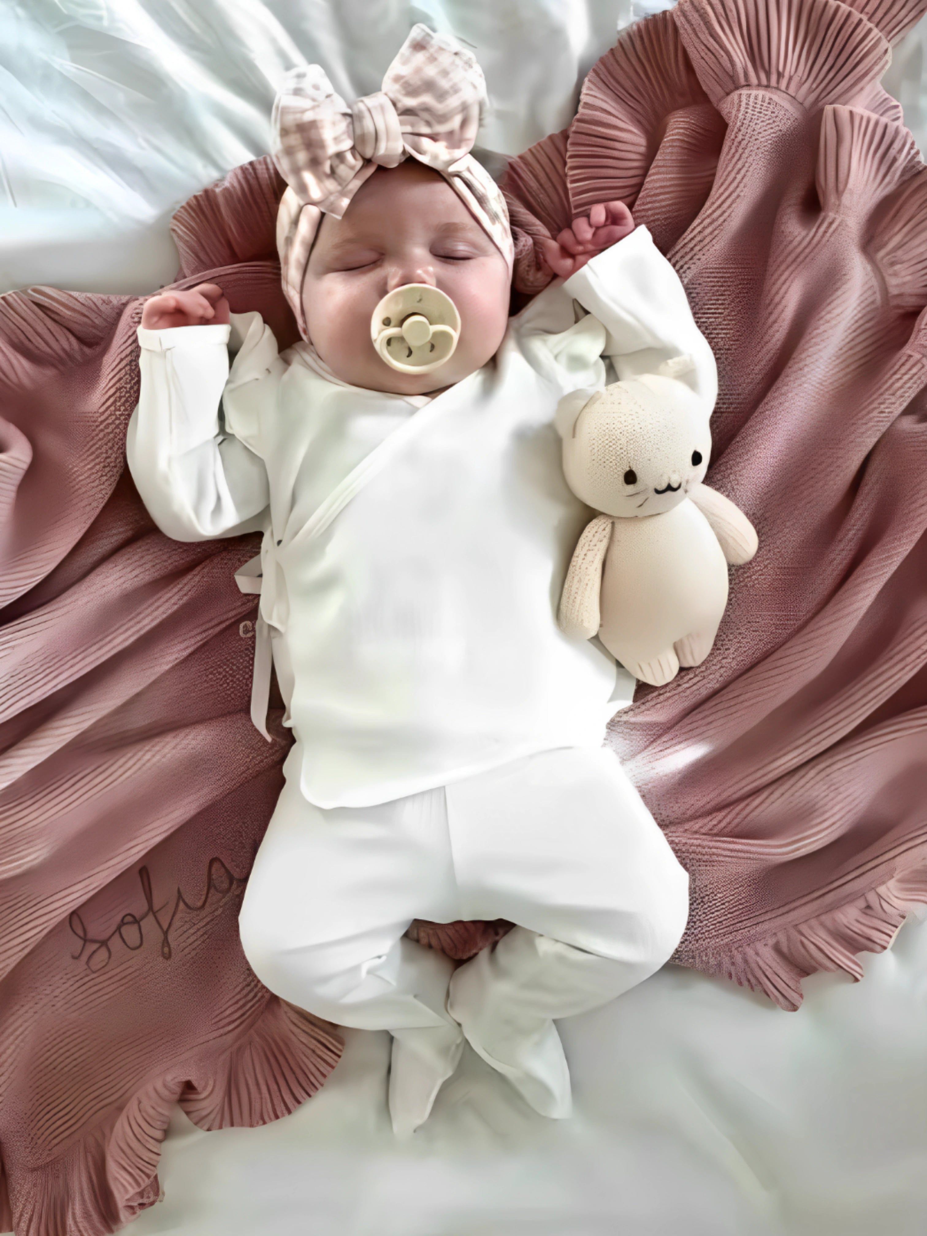Lola - Sa couverture douillette personnalisable avec son prénom
