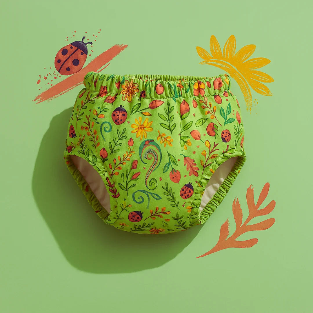 Lot de 3 culottes Oeko-Tex® - Motifs Coccinelles