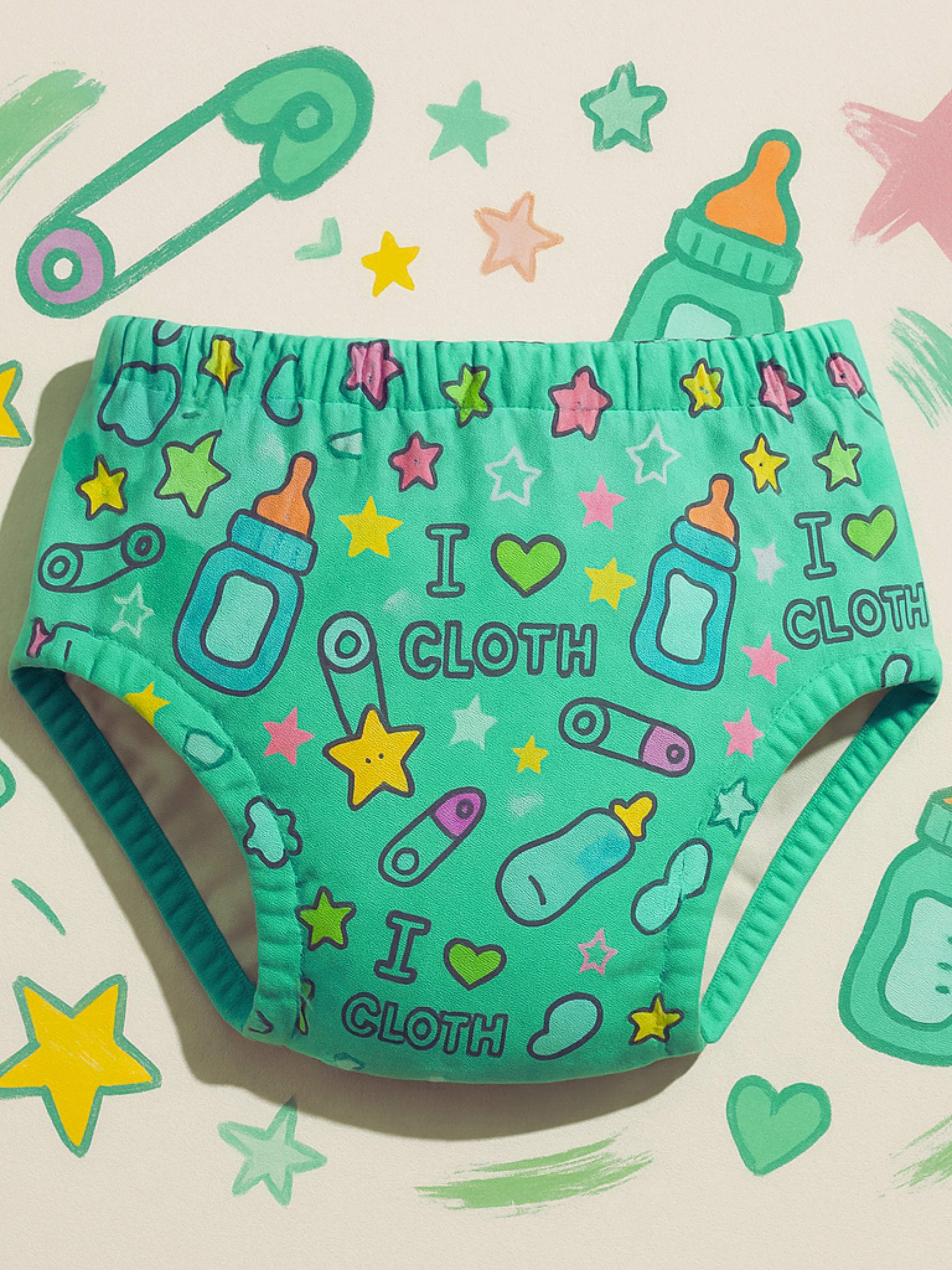 Enfin une culotte Oeko-Tex® conçue pour aider votre enfant à devenir propre le jour et la nuit