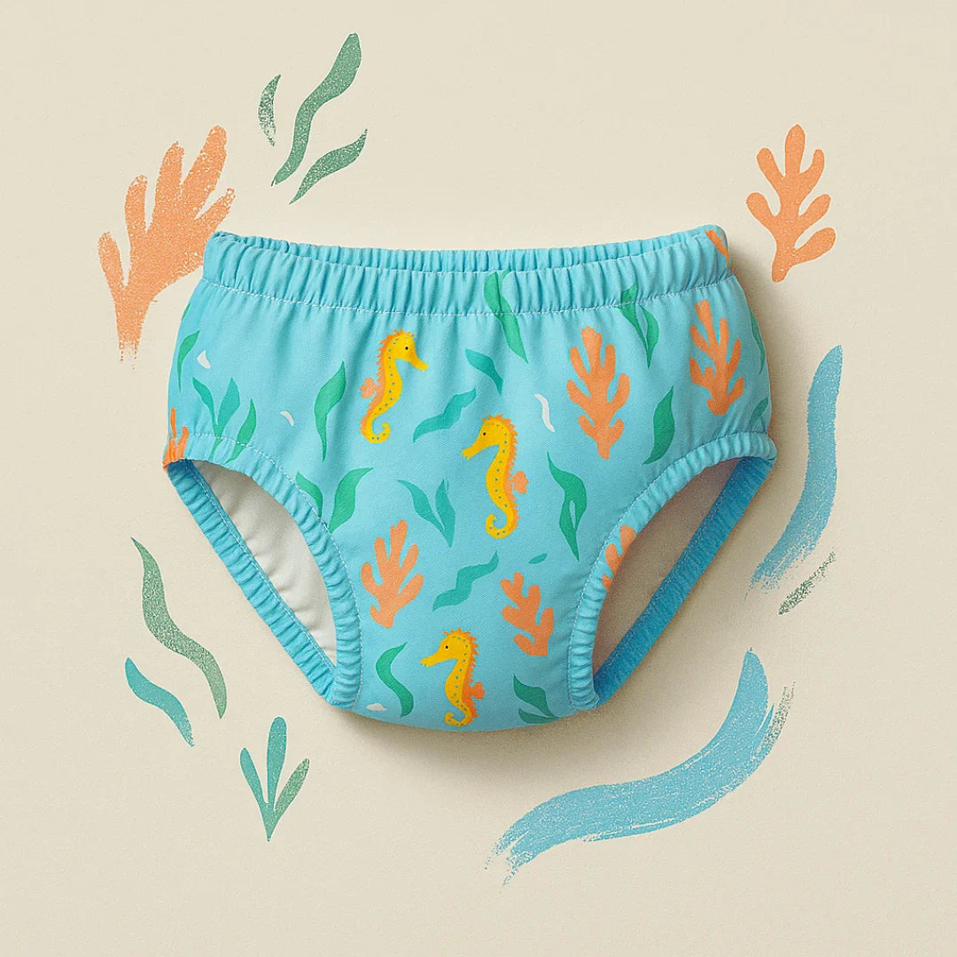 Lot de 3 culottes Oeko-Tex® - Motifs Océan