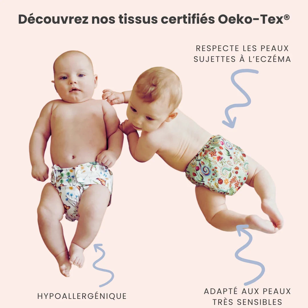 Lot de 3 culottes Oeko-Tex® - Motifs Coccinelles