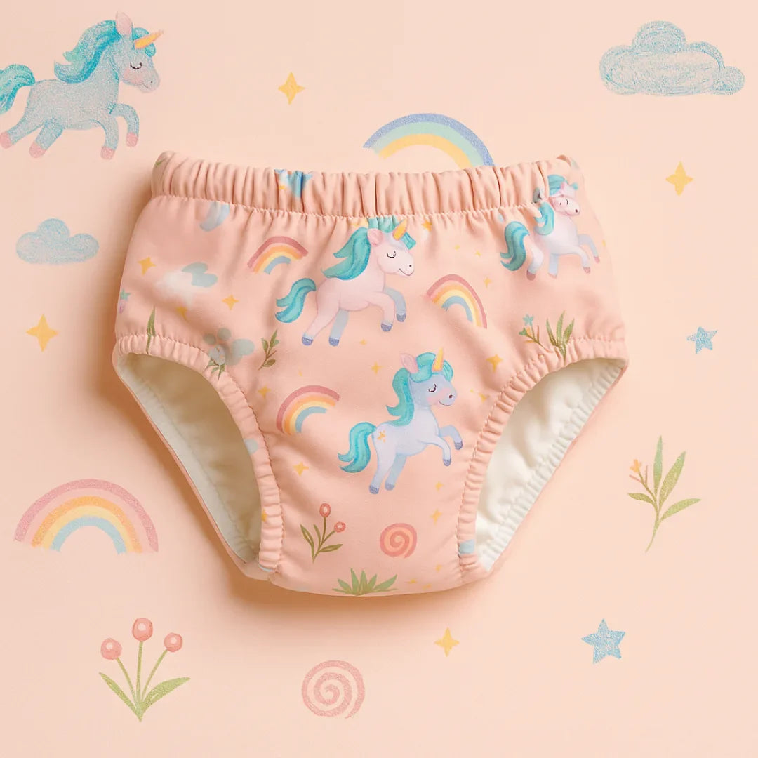 Lot de 3 culottes Oeko-Tex® - Motifs Licornes
