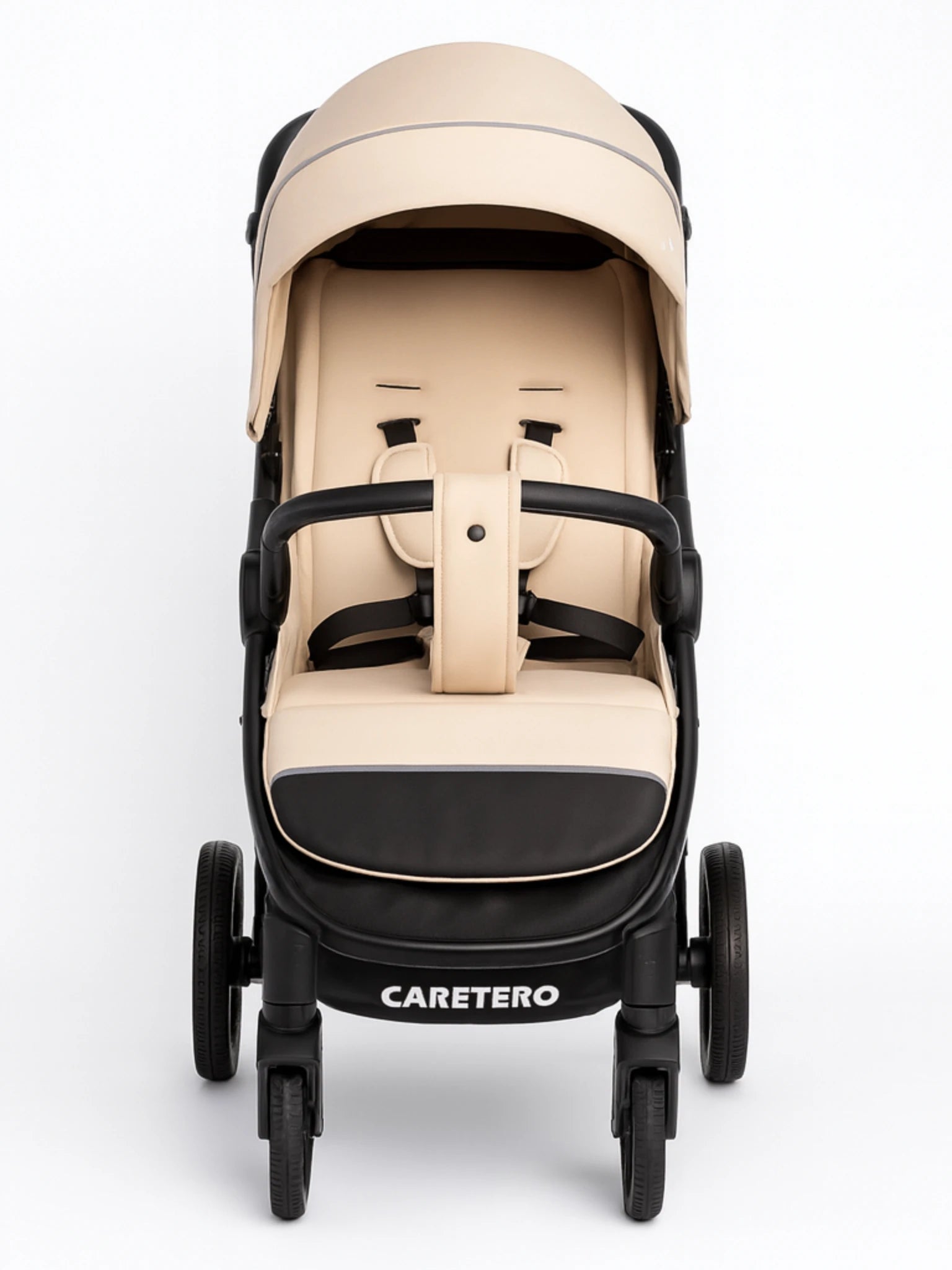 Poussette citadine latte Caretero légère et compacte