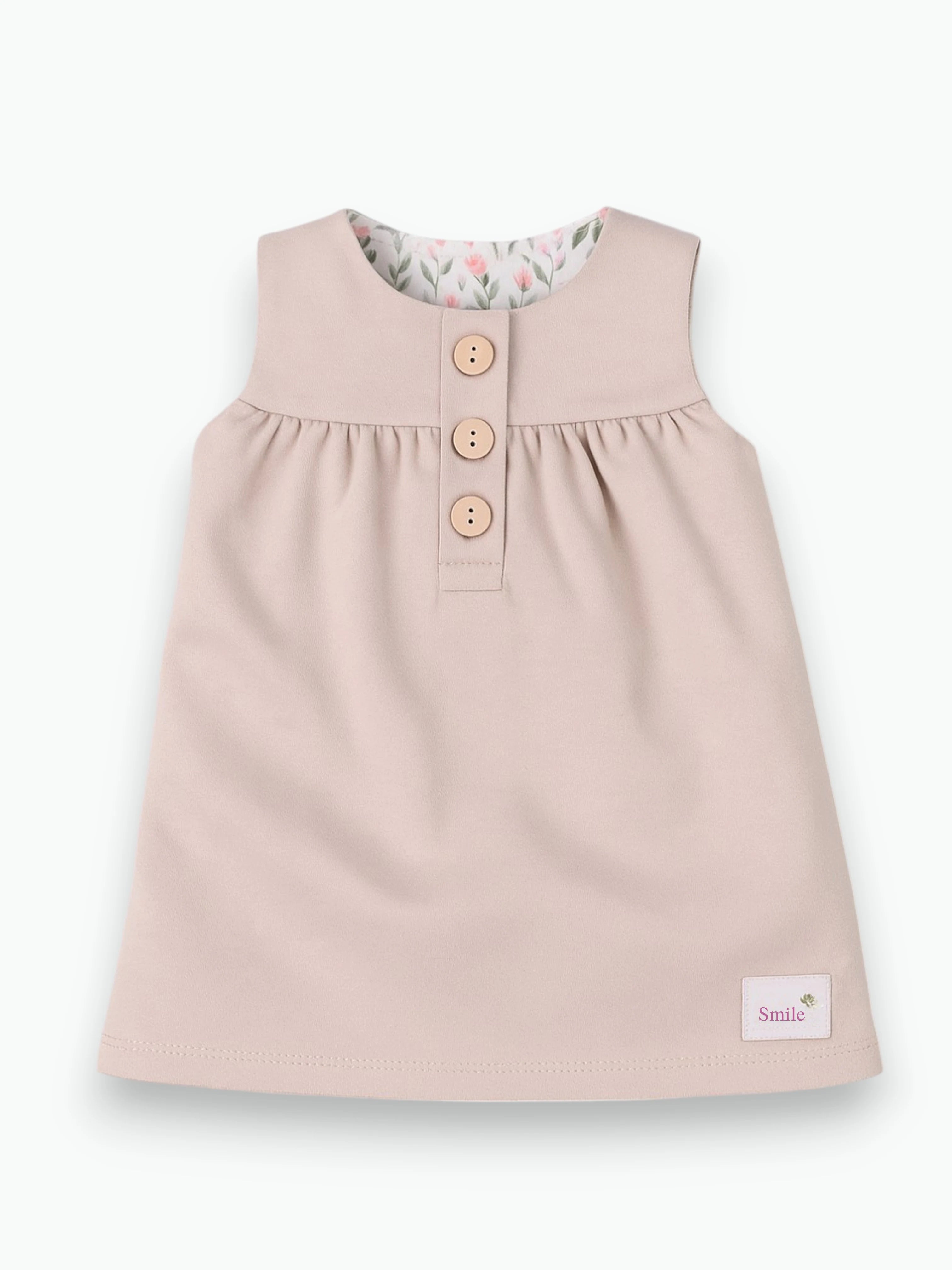 Robe douceur fleurie en coton biologique Oeko-Tex®