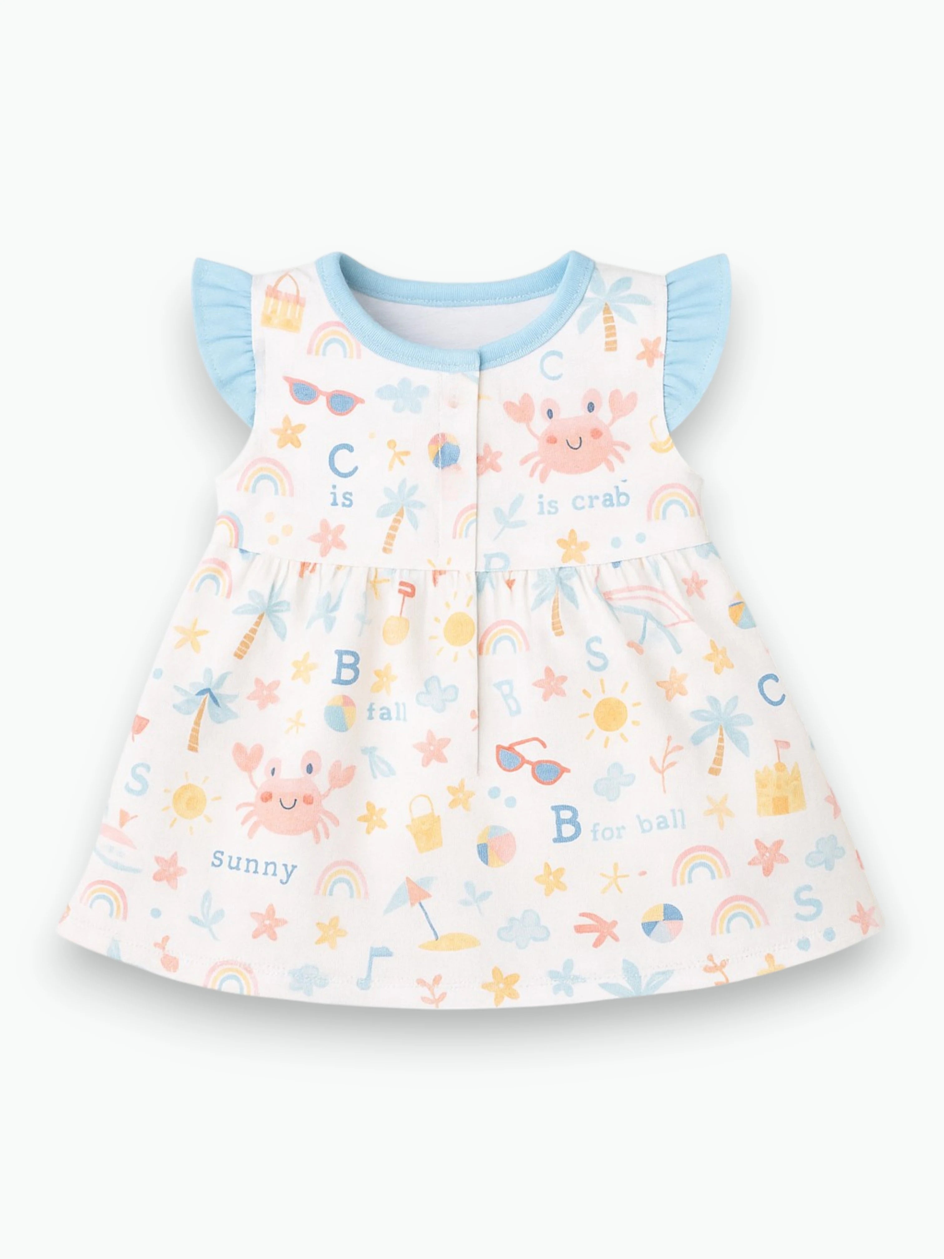 Robe pop en coton biologique Oeko-Tex®
