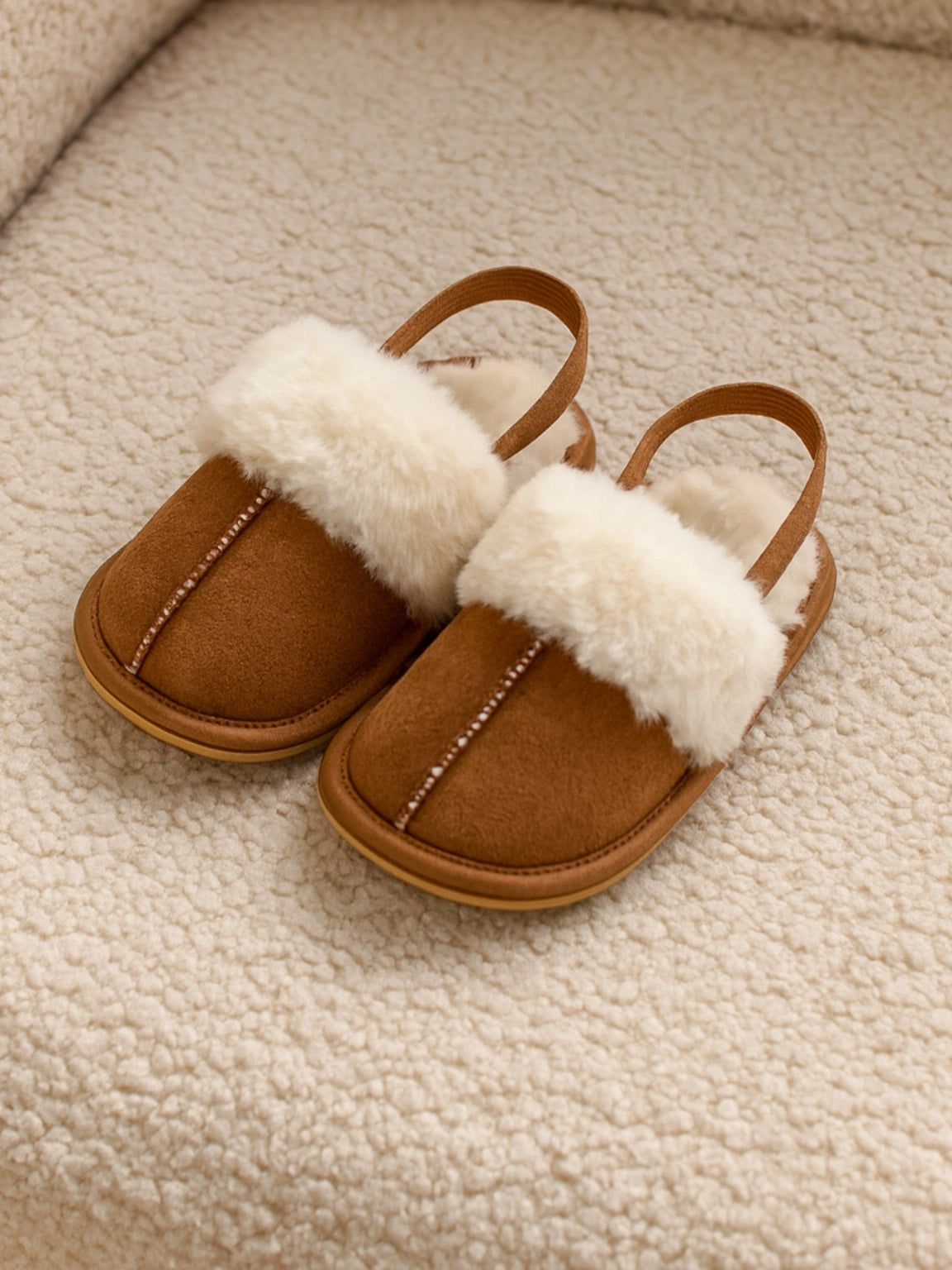Fuzzy baby booties – Warm &amp; soft