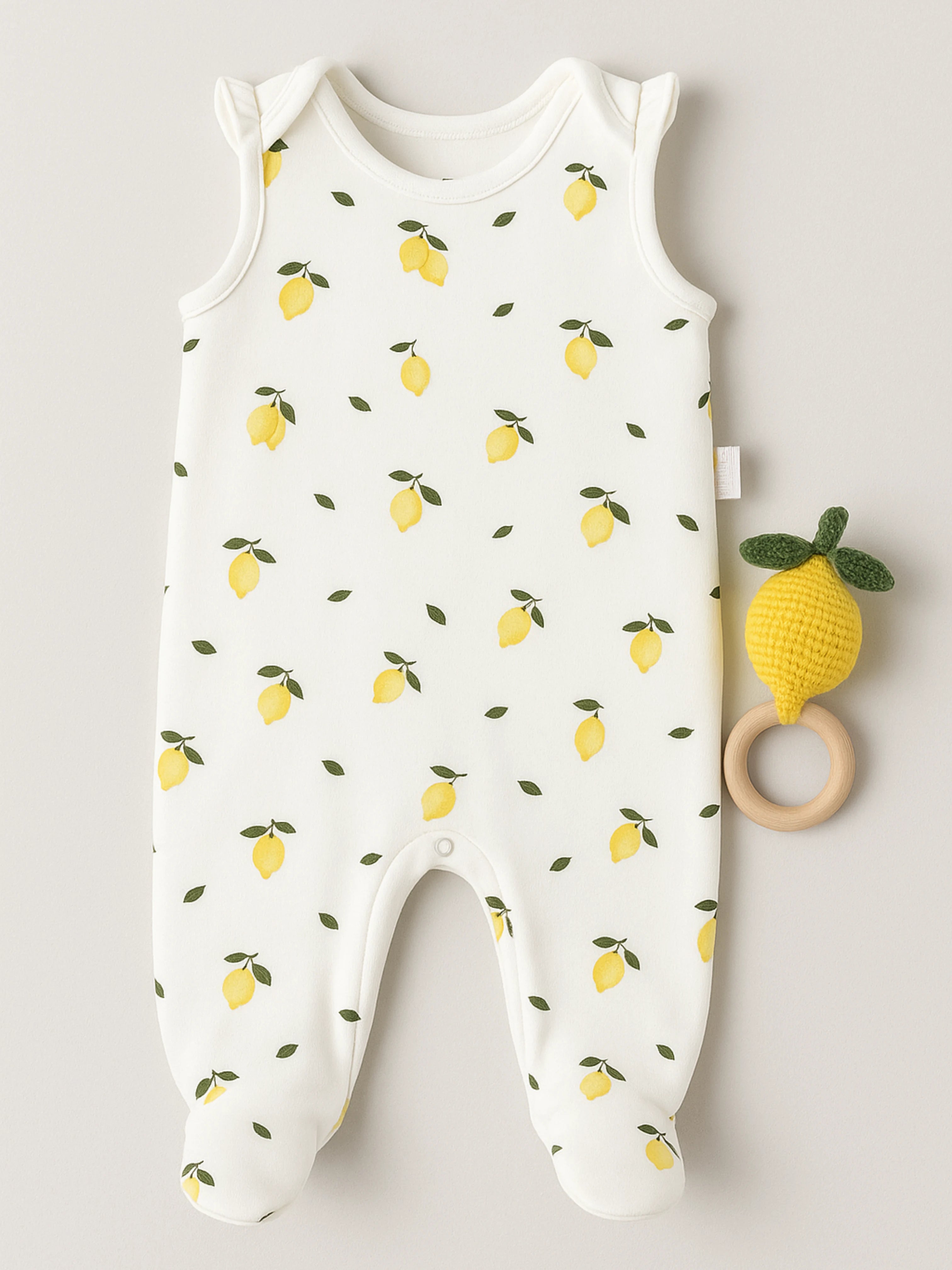 Sa salopette petits critrons en coton biologique Oeko-Tex®