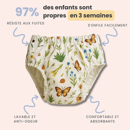Lot de 3 culottes Oeko-Tex® - Motifs Coccinelles