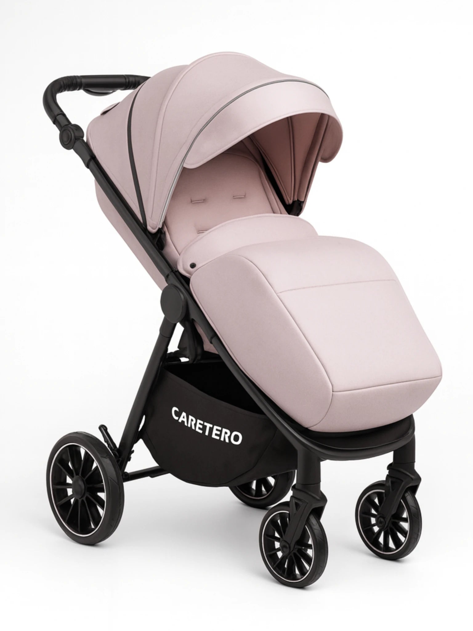 Poussette citadine smoky Caretero légère et compacte