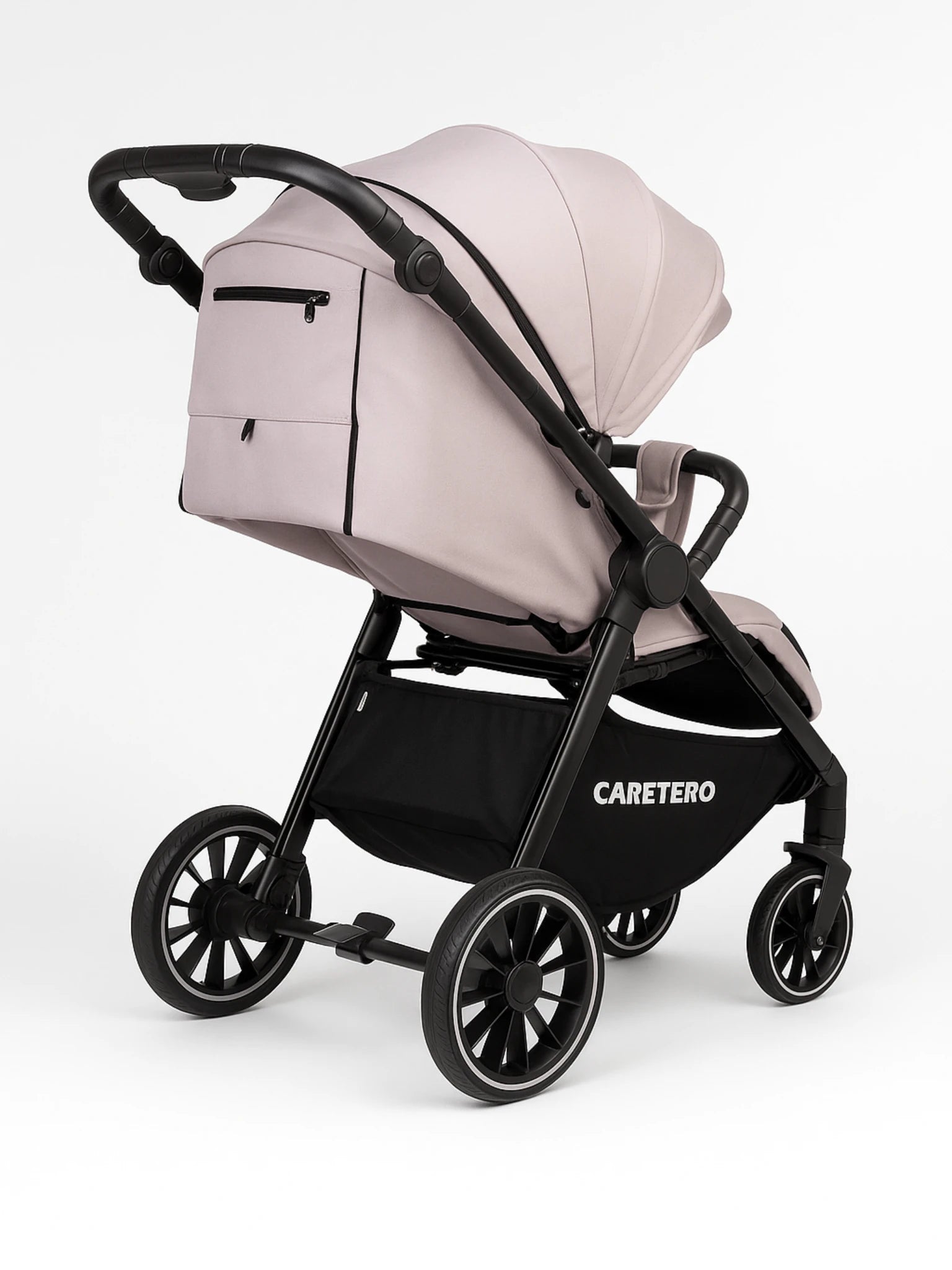 Poussette citadine smoky Caretero légère et compacte