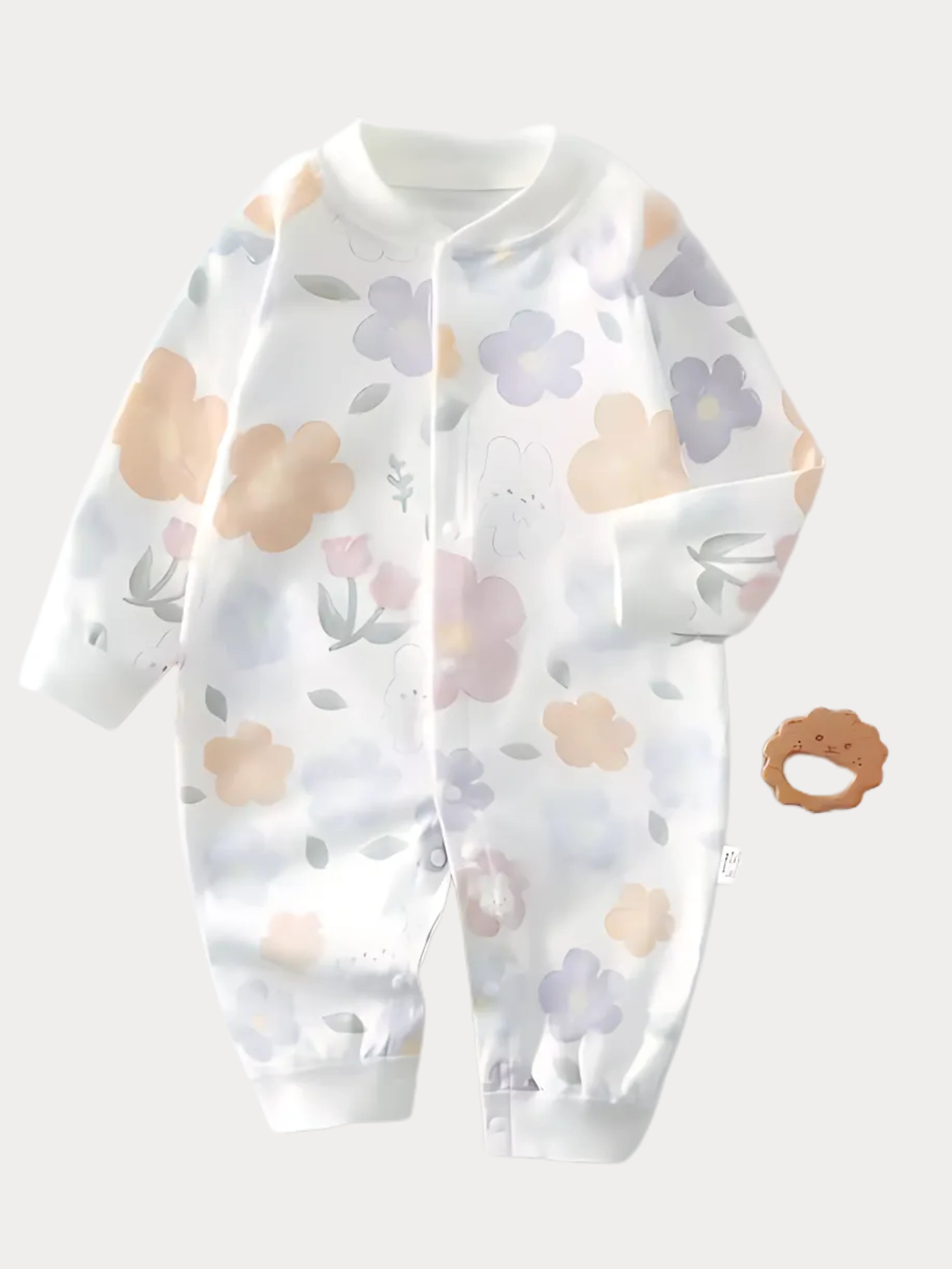 Blanc en coton douillet – Pyjama doux et fruité