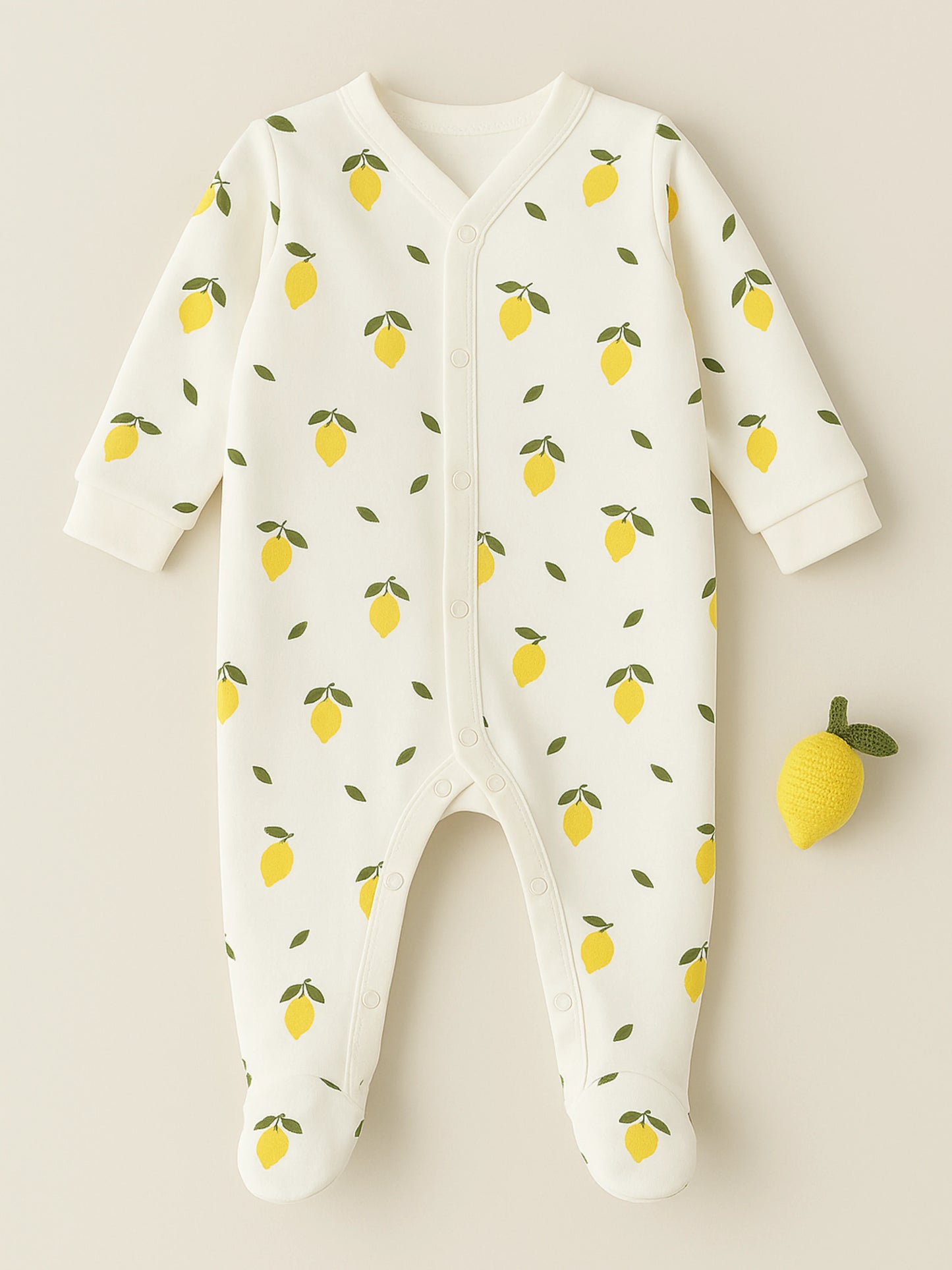 Fraîcheur d’Été & Douceur Naturelle | Le Pyjama Petits Citrons en Coton Biologique Oeko-Tex®