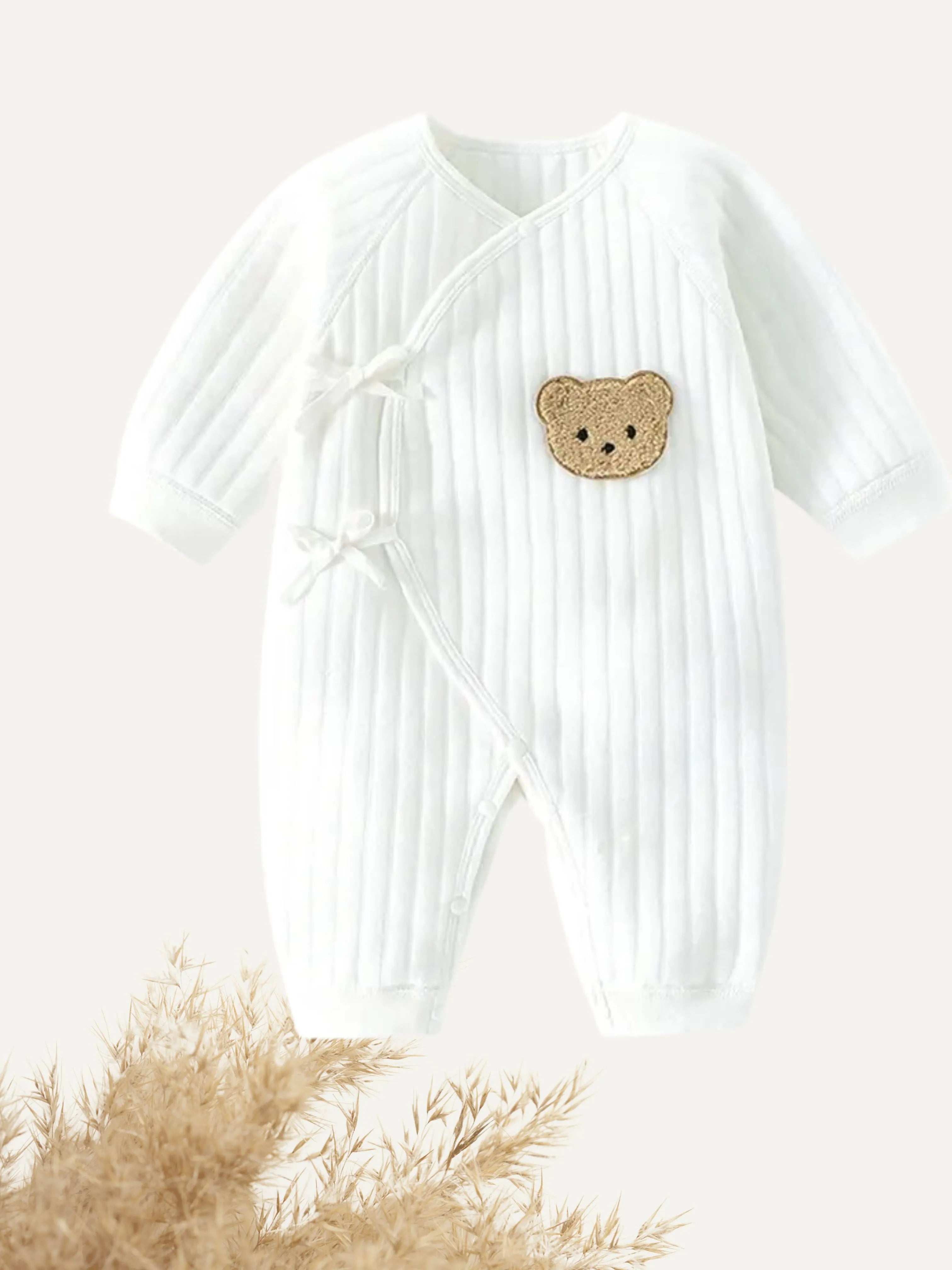 Lilou - Son pyjama ourson en coton douillet