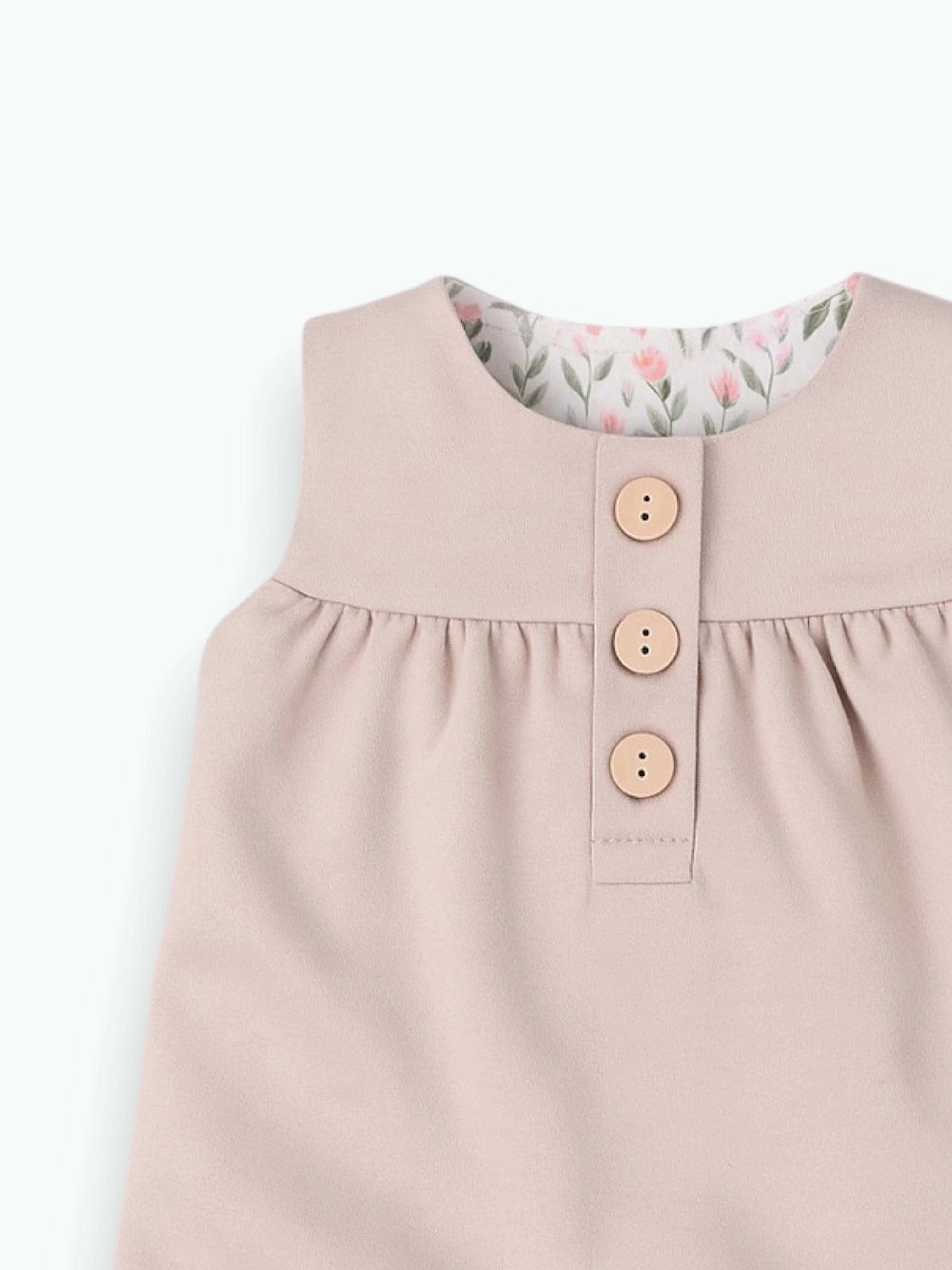 Robe douceur fleurie en coton biologique Oeko-Tex®