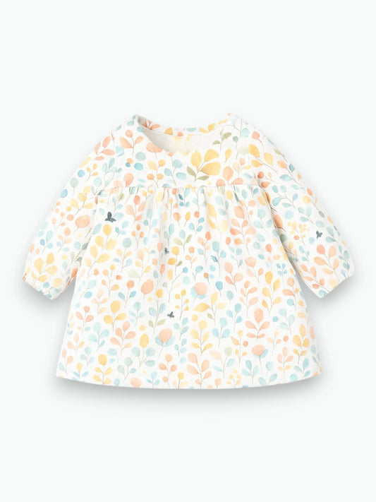 Robe fleurs pastek en coton biologique Oeko-Tex®