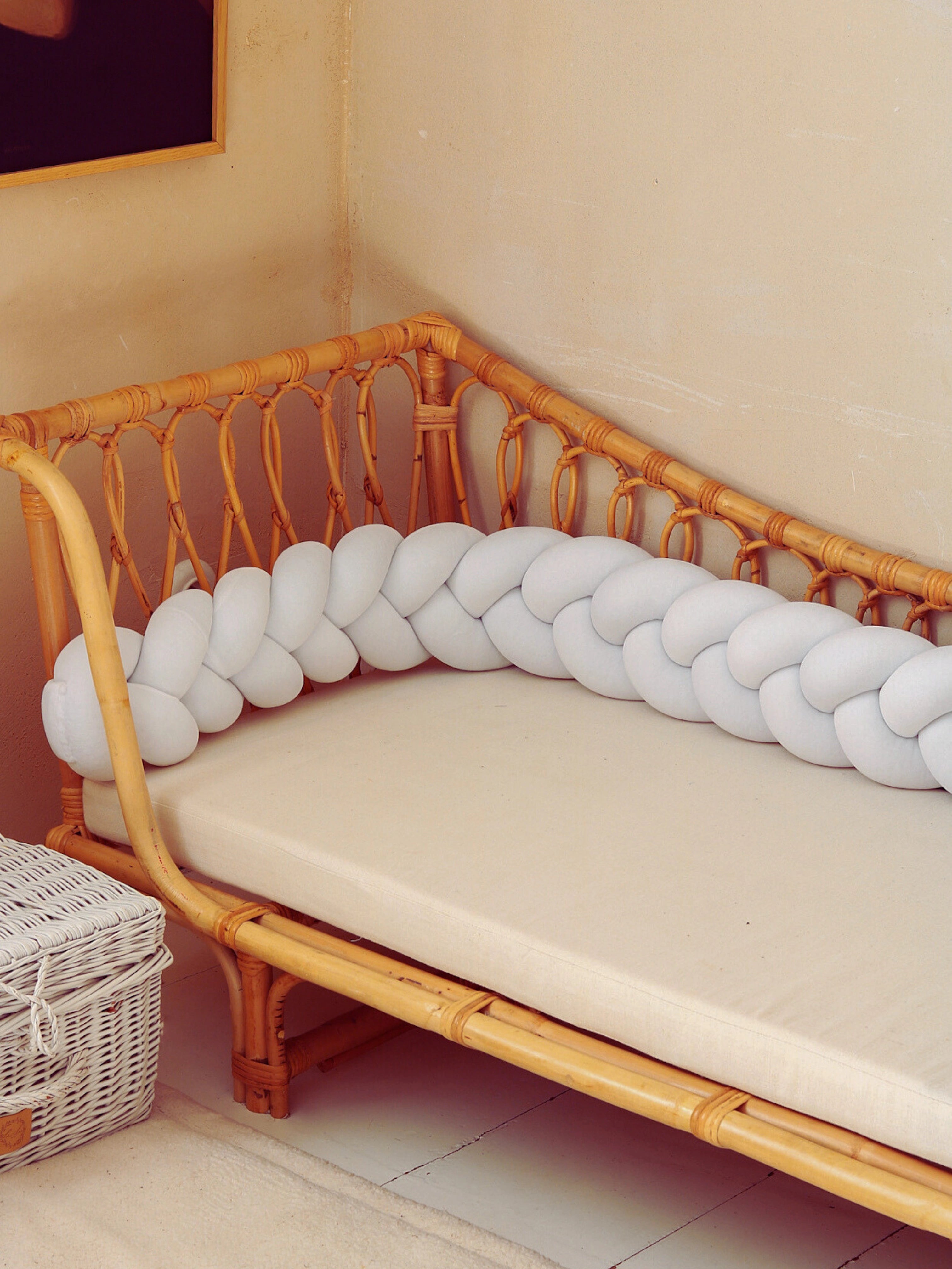 Tresse de Lit Blanche 3 brins Oeko-Tex®